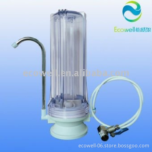 Clear water purifier! counter top water purifier single water filter PP/GAC/CTO filter